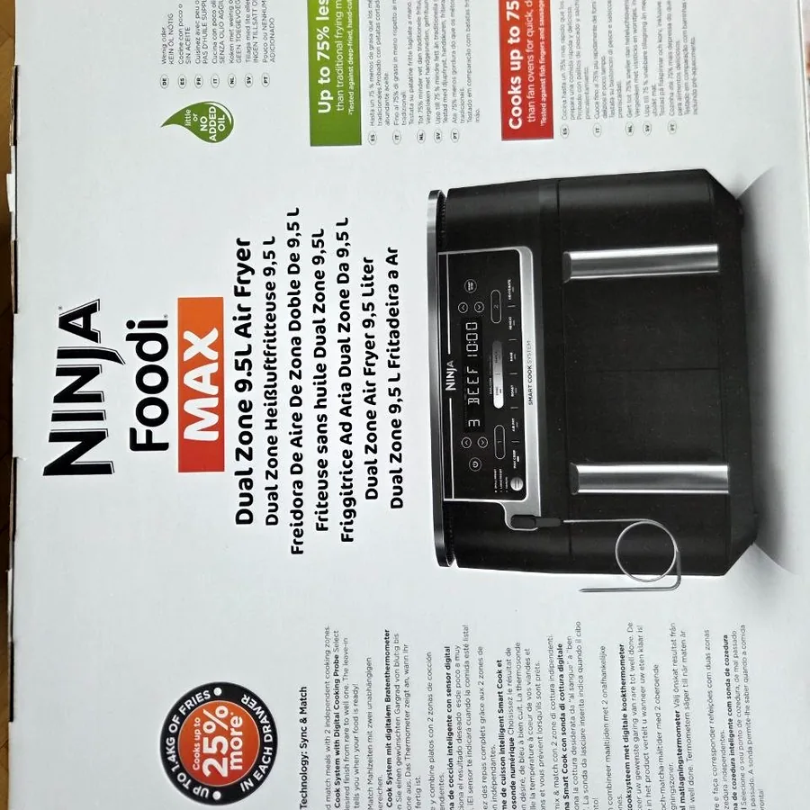 Ninja Foodi MAX Dual Zone AF451EU, 9,5 л