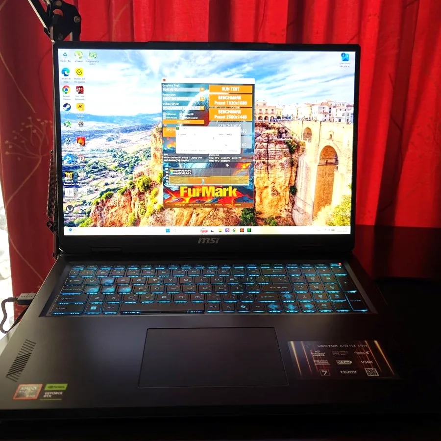 Ноутбук MSI Vector A18 HX, RTX 5070 Ti, 5 месяцев