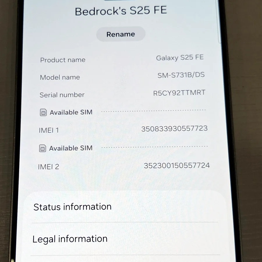 Samsung Galaxy S25 FE 128GB, отличное состояние