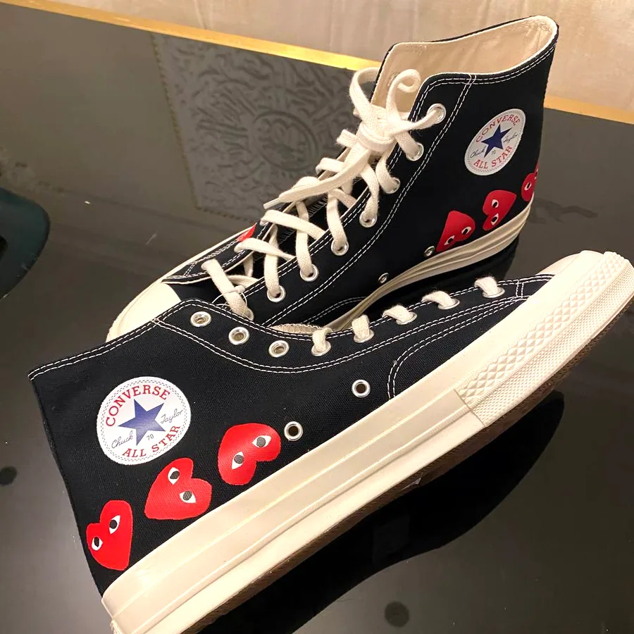 Кроссовки Converse x Comme des Garçons, размер 46