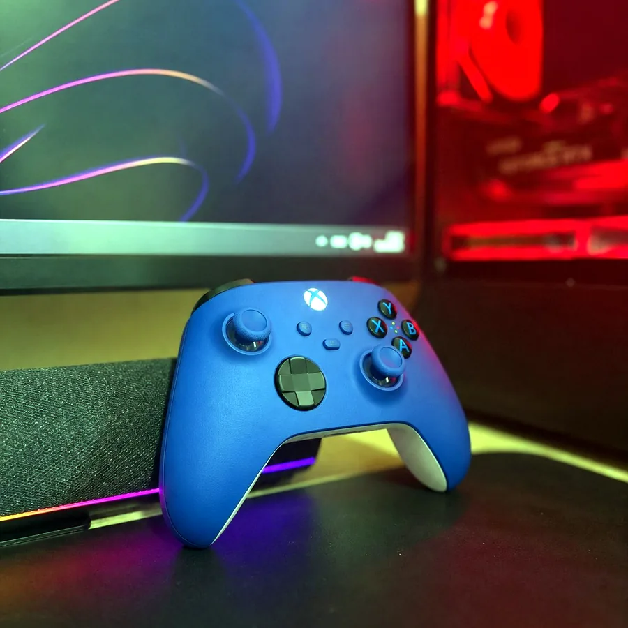 Геймпад Xbox Shock Blue, новый