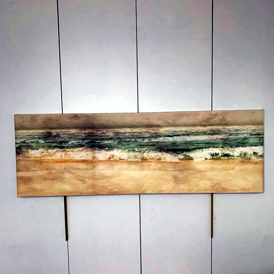 Картина пляж и океан, 150x50 см
